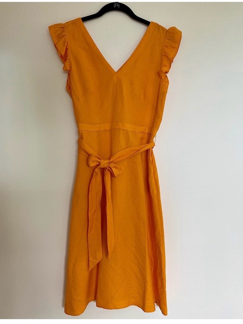 EUC - LOFT Linen Midi Dress